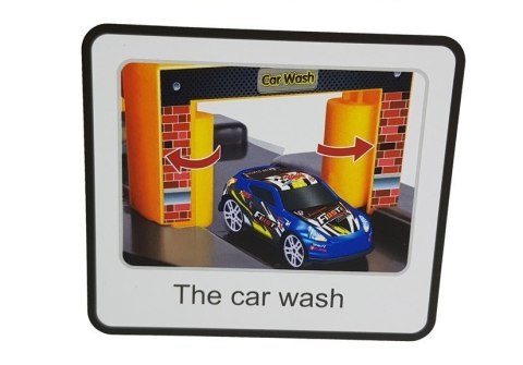 LEAN Toys Tor Parking Garaż 5-poziomowy na Baterie Światła Winda LEAN Toys Tor Parking Garaż 5-poziomowy na Baterie Światła Winda