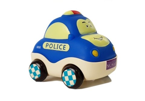 LEAN Toys Zestaw Autek Policja Ambulans dla Niemowlaka z Napędem 4el