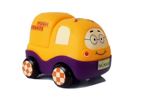 LEAN Toys Zestaw Autek Policja Ambulans dla Niemowlaka z Napędem 4el