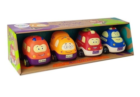 LEAN Toys Zestaw Autek Policja Ambulans dla Niemowlaka z Napędem 4el