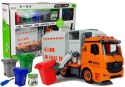 LEAN Toys Zestaw DIY Śmieciarka Sorter Segregowanie Odpadów Gra Śrubokręt Dźwięk Efekty Świetlne