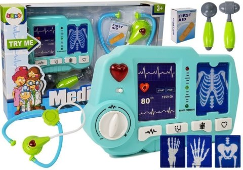 LEAN Toys Zestaw Lekarski Aparatura Akcesoria Medyczne RTG Doktor LEAN Toys Zestaw Lekarski Aparatura Akcesoria Medyczne RTG Doktor