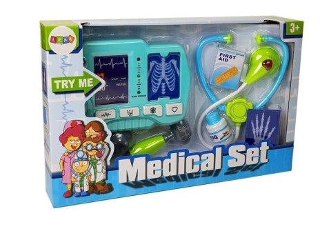 LEAN Toys Zestaw Lekarski Aparatura Akcesoria Medyczne RTG Doktor LEAN Toys Zestaw Lekarski Aparatura Akcesoria Medyczne RTG Doktor