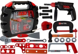 LEAN Toys Zestaw Narzędzi dla Majsterkowicza w Walizce Czarny