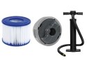 Bestway Dmuchane Spa z Masażem i Podgrzewaczem 7osobowe 180 x 66 cm Bestway 60025