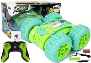 LEAN Toys Amfibia Dwustronna Zdalnie Sterowana Zielona 1:24