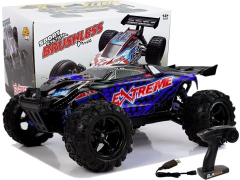 LEAN Toys Auto Rajdowe Wyścigowe Zdalnie Sterowane 1:18 Niebieskie ENOZE 9302E Prędkość 45 km/h