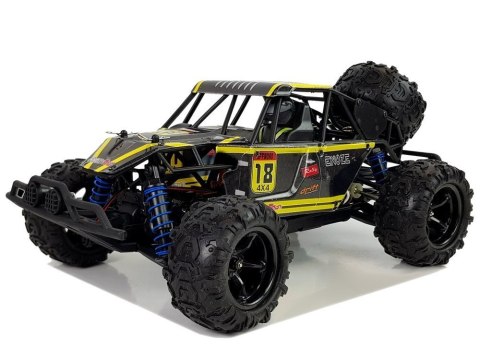 LEAN Toys Auto Terenowe Buggy Zdalnie Sterowane 1:18 Żółty ENOZE 9303E 45 km/h