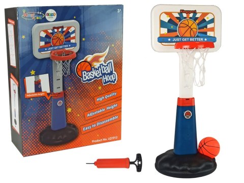 LEAN Toys Dziecięcy Zestaw Koszykówka Kosz Gra Zespołowa 125 cm