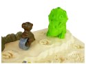 LEAN Toys Stolik Ciastolina Dinozaury Jajka Foremka Wulkan ze Świecącą Lawą 4 Kolory