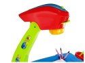 LEAN Toys Stolik Edukacyjny Szufladki z Projektorem 36 Obrazków Kredki Szablony Niebiesko Czerwony