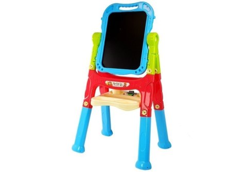 LEAN Toys Tablica Magnetyczna Kredowa 2w1 Niebiesko-Czerwona Akcesoria LEAN Toys Tablica Magnetyczna Kredowa 2w1 Niebiesko-Czerwona Akcesoria