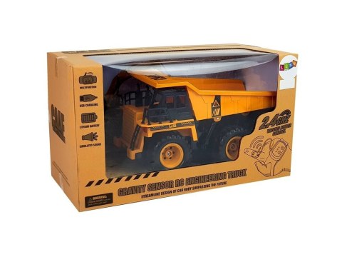 LEAN Toys Wywrotka Zdalnie Sterowana Ruchem Gestem Ręki Budowa 1:22