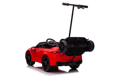 LEAN CARS Auto Na Akumulator BMW M5 Z Platformą Dla Rodzica Czerwone Lakierowane