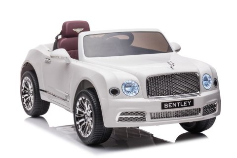 LEAN CARS Auto Na Akumulator Bentley Mulsanne Biały