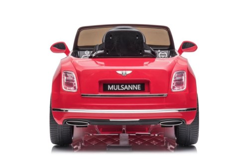 LEAN CARS Auto Na Akumulator Bentley Mulsanne Czerwony LEAN CARS Auto Na Akumulator Bentley Mulsanne Czerwony