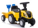 LEAN CARS Jeździk Traktor New Holland 658T Żółty