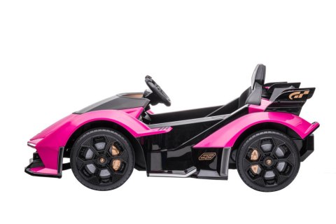 LEAN CARS Samochód Na Akumulator Lamborghini GT HL528 Rózowy LEAN CARS Samochód Na Akumulator Lamborghini GT HL528 Rózowy