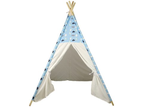 LEAN Toys Domek Namiot Dla Dzieci Tipi Indiański Chmurki Wodoodporny Ogród
