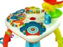LEAN Toys Stolik Edukacyjny Zjeżdżalnia Dla Piłeczek Pianinko Kosz Koła Zębate
