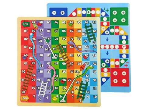 LEAN Toys Tablica 3w1 Magnetyczno -Kredowa, Stolik Do Gier Niebieska