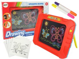 LEAN Toys Tablica Podświetlana Szablony Kolorowanki Pisaki
