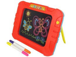 LEAN Toys Tablica Podświetlana Szablony Kolorowanki Pisaki