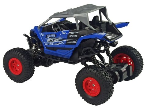 LEAN Toys Terenowe Auto Off- Road Zdalnie Sterowane 2,4 GHz 1:16 Niebieskie