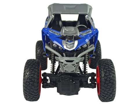 LEAN Toys Terenowe Auto Off- Road Zdalnie Sterowane 2,4 GHz 1:16 Niebieskie