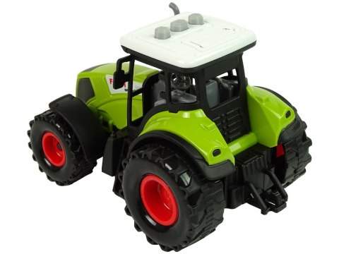 LEAN Toys Zestaw Trzech Traktorów Naczepy Opryskiwacz Farma Ciągnik