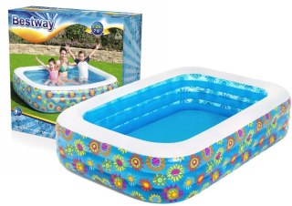Bestway Basen Dmuchany Kwiaty 229 x 152 x 56 cm Bestway 54120