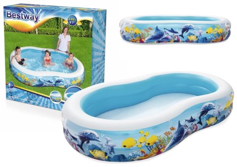 Bestway Basen Dmuchany Ocean 262 x 157 x 46 cm Bestway 54118 Bestway Basen Dmuchany Ocean 262 x 157 x 46 cm Bestway 54118