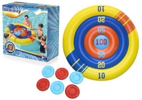 Bestway Dmuchana Gra Basenowa Zręcznościowa Tarcza, Frisbee 140 cm Bestway 52566 Bestway Dmuchana Gra Basenowa Zręcznościowa Tarcza, Frisbee 140 cm Bestway 52566