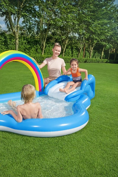 Bestway Dmuchany Plac Zabaw 257 x 145 cm x 91 cm Bestway 53092 Bestway Dmuchany Plac Zabaw 257 x 145 cm x 91 cm Bestway 53092