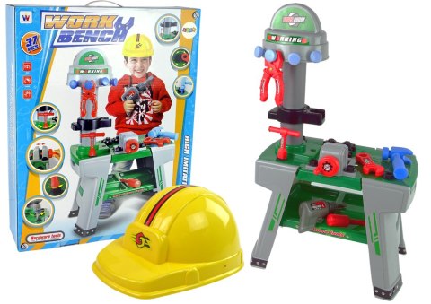 LEAN Toys Duży Zestaw Majsterkowicza Warsztat Stół + Akcesoria