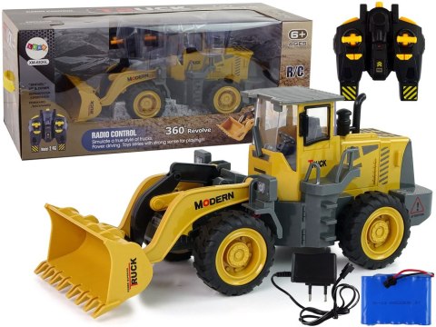 LEAN Toys Ogromna Koparka Ładowarka R/C LED Zdalnie Sterowana Akumulator