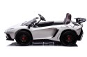 LEAN CARS Auto Na Akumulator Lamborghini XXL A8803 Białe 24V