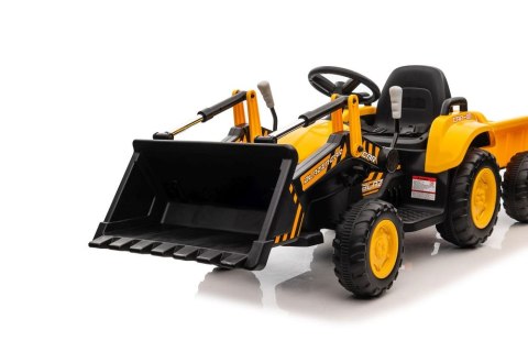 LEAN CARS Traktor Na Akumulator Z łyżką BW-X002A Żółty LEAN CARS Traktor Na Akumulator Z łyżką BW-X002A Żółty