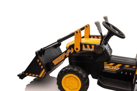 LEAN CARS Traktor Na Akumulator Z łyżką BW-X002A Żółty LEAN CARS Traktor Na Akumulator Z łyżką BW-X002A Żółty