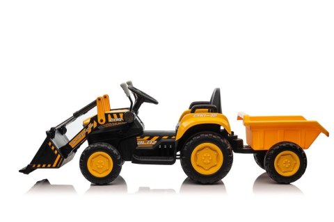 LEAN CARS Traktor Na Akumulator Z łyżką BW-X002A Żółty LEAN CARS Traktor Na Akumulator Z łyżką BW-X002A Żółty