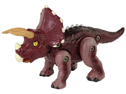 LEAN Toys Dinozaur do Rozkręcania z Wiertarką Plastikowy