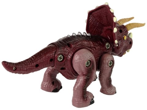 LEAN Toys Dinozaur do Rozkręcania z Wiertarką Plastikowy