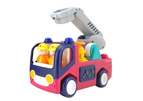 LEAN Toys Edukacyjna Interaktywna Straż Pożarna Dla Malucha Dźwięk Światła