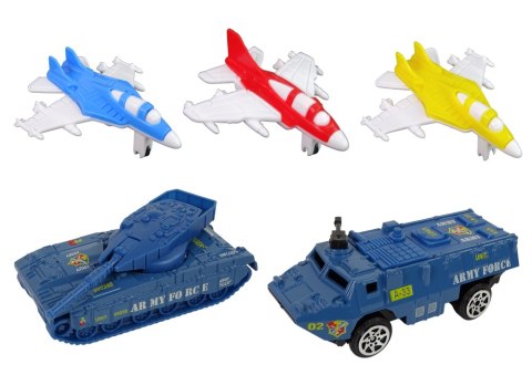 LEAN Toys Lotniskowiec Statek Baza Wojskowa Samolot Światło Dźwięk Wojsko