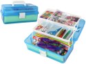 LEAN Toys Niebieska Rozkładana Walizka Zestaw Artystyczny Kreatywny Plastyczny DIY