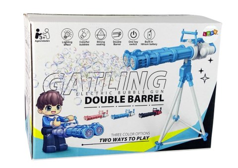 LEAN Toys Pistolet na Statywie Bańki Mydlane Różowy