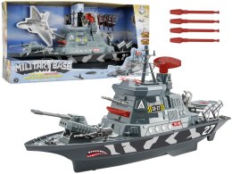 LEAN Toys Wojskowy Statek Militarny Wojsko Światła Dźwięki