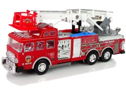 LEAN Toys Zdalnie Sterowana Straż Pożarna Pedał Gazu Hamulec Pilot Dźwięk