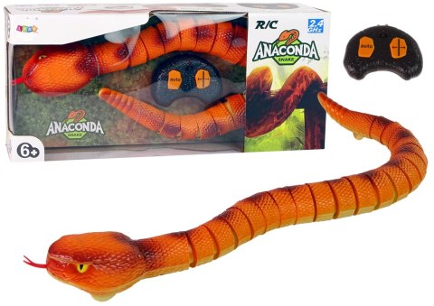 LEAN Toys Zdalnie Sterowany Wąż Anakonda Na Pilota 70 cm Długości