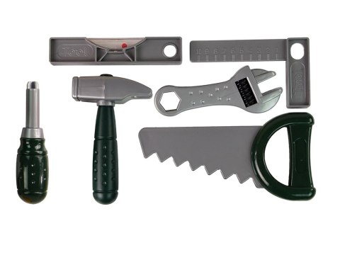 LEAN Toys Zestaw Majsterkowicza w Walizce Wiertarka Na Baterie Młotek LEAN Toys Zestaw Majsterkowicza w Walizce Wiertarka Na Baterie Młotek